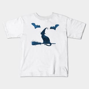 Witch cat Kids T-Shirt